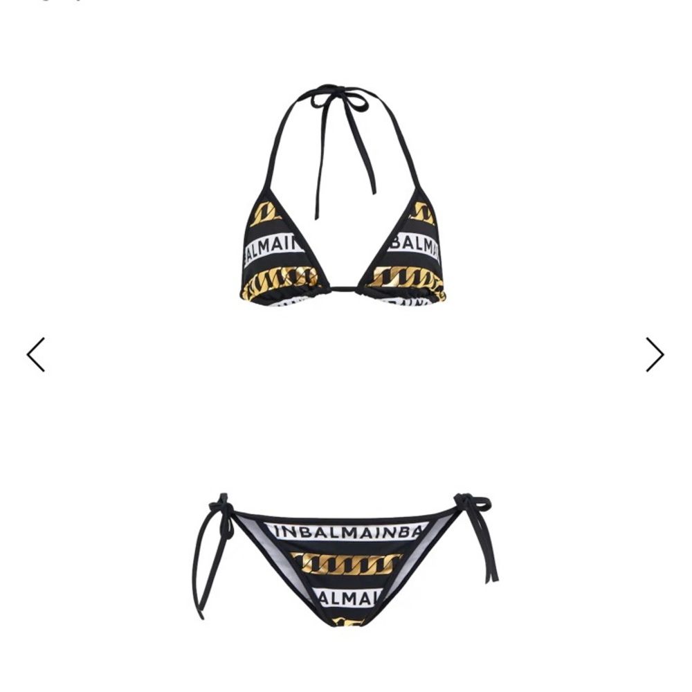 2 piece Balmain swimsuit worn once